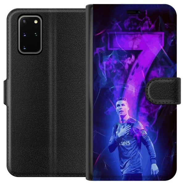 Kompatibelt Plånboksfodral till Samsung Galaxy S20+ Ronaldo 7 – Fotbollslegend i Action för Fans Kompatibelt Plånboksfodral till Samsung Galaxy S20+ Ronaldo 7 – Fotbollslegend i Action för Fans