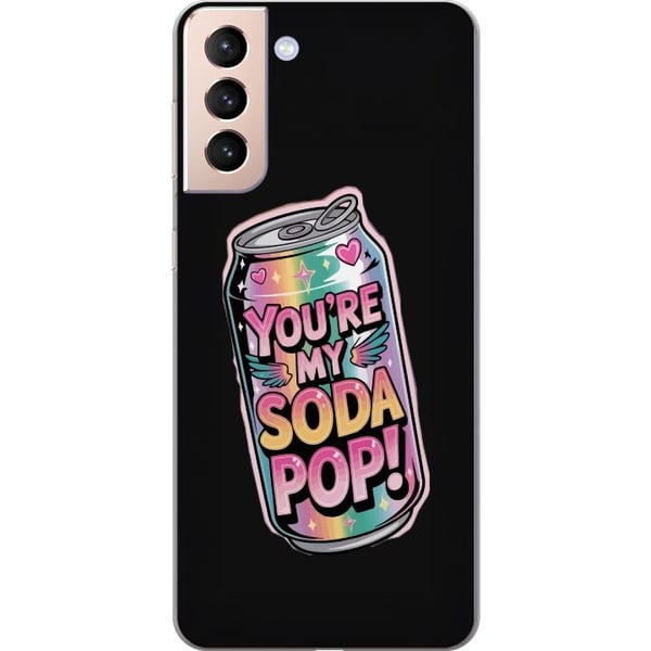 Kompatibelt Mobildeksel til Samsung Galaxy S21 Youre My Soda Pop kawaii pastell regnbue hjerter glitrende design Kompatibelt Mobildeksel til Samsung Galaxy S21 Youre My Soda Pop kawaii pastell regnbue hjerter glitrende design