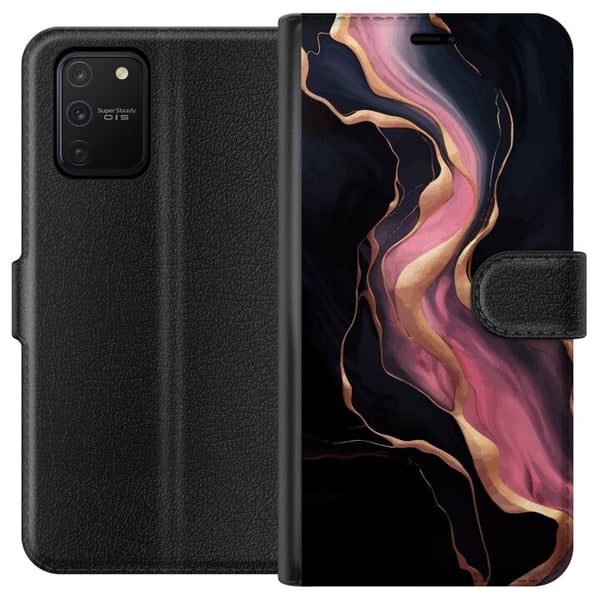 Kompatibelt Lommeboketui til Samsung Galaxy S10 Lite Marmormønster luksusdesignstein Kompatibelt Lommeboketui til Samsung Galaxy S10 Lite Marmormønster luksusdesignstein