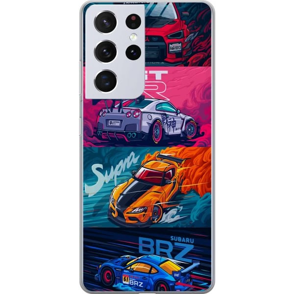 Kompatibel Mobilcover til Samsung Galaxy S21 Ultra 5G Subaru Racing