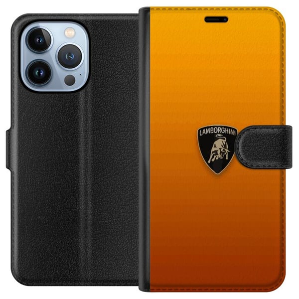 Yhteensopiva Lompakkokotelo Apple iPhone 13 Pro Lamborghini Yhteensopiva Lompakkokotelo Apple iPhone 13 Pro Lamborghini
