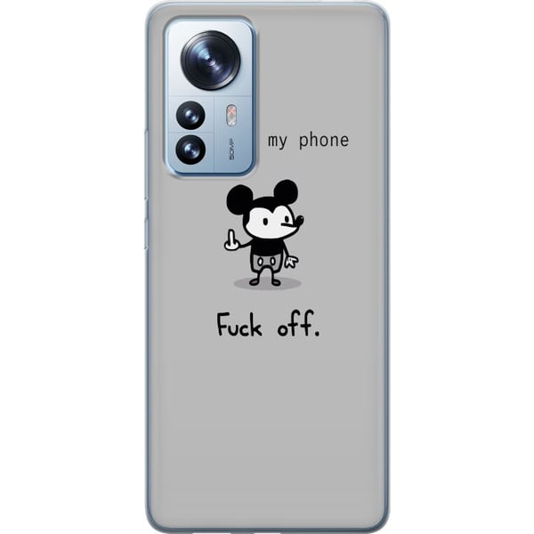 Kompatibelt Mobilskal till Xiaomi 12 Pro Sassy Quote Fuck Off Trend Text
