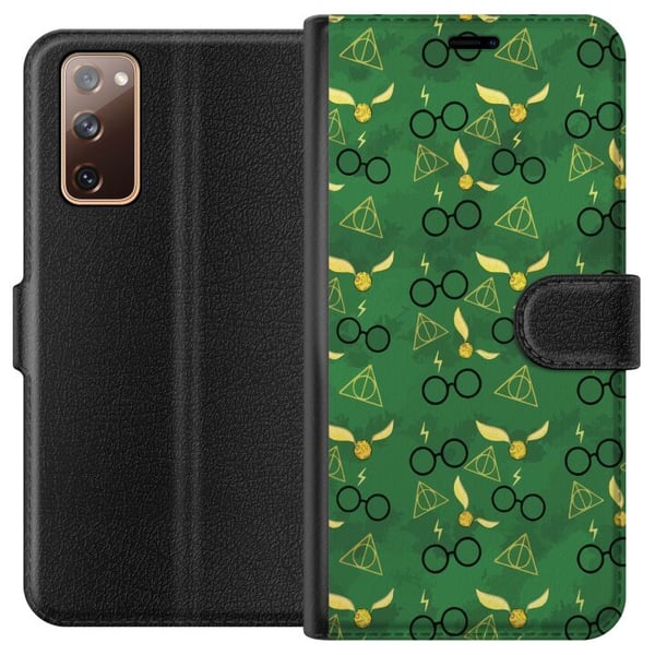 Kompatibelt Lommeboketui til Samsung Galaxy S20 FE Harry Potter-briller Gullsnoppen Dødstalismanene magisk design med mystikk og trollmannsstemning