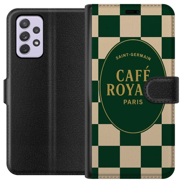 Kompatibelt Lommeboketui til Samsung Galaxy A52s 5G Vintage kaféplakat Paris Café Royale fransk kaffelogo Saint Germain retro kjøkkenveggkunst dekor Kompatibelt Lommeboketui til Samsung Galaxy A52s 5G Vintage kaféplakat Paris Café Royale fransk kaffelogo Saint Germain retro kjøkkenveggkunst dekor
