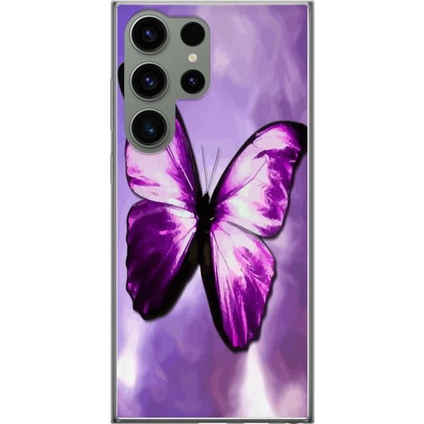Kompatibelt Mobildeksel til Samsung Galaxy S23 Ultra Fjäril