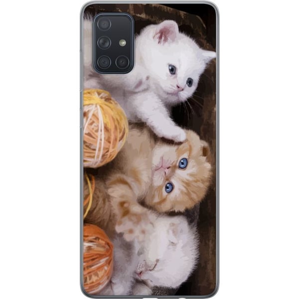 Kompatibel Mobilcover til Samsung Galaxy A71 Katte