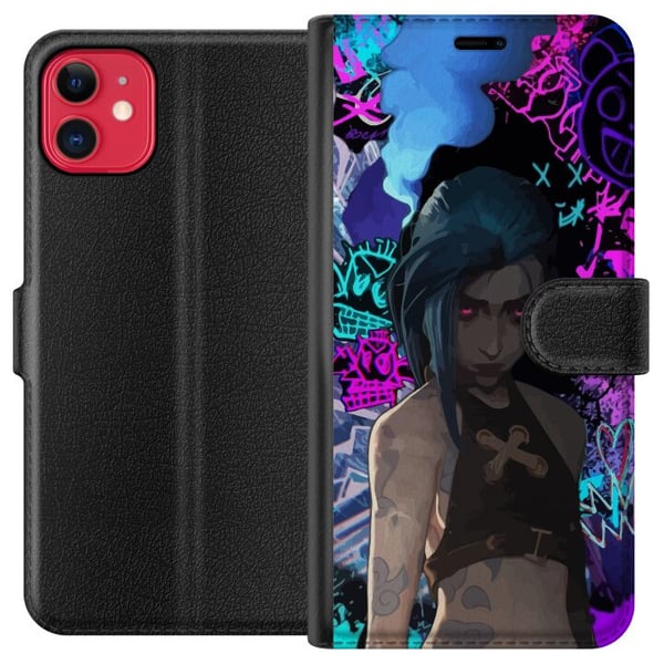 Kompatibel Tegnebogsetui til Apple iPhone 11 Arcane, League of Legends Kompatibel Tegnebogsetui til Apple iPhone 11 Arcane, League of Legends