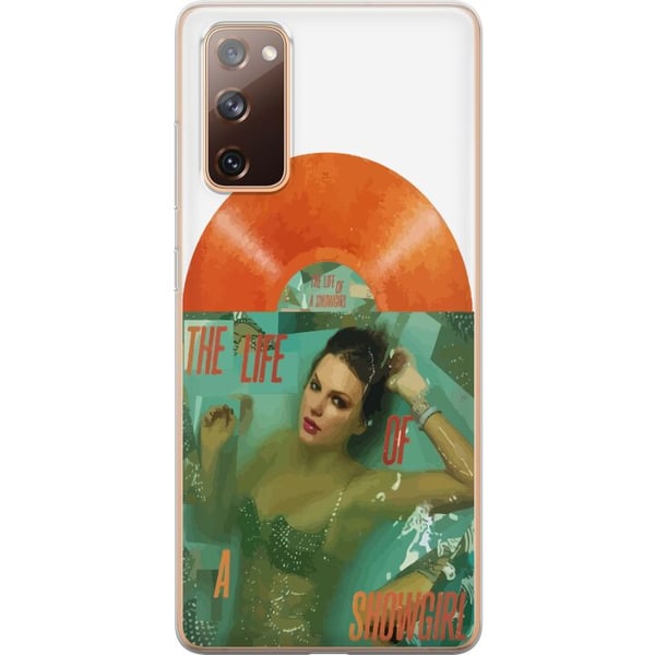 Kompatibelt Mobildeksel til Samsung Galaxy S20 FE Taylor Swift The Life of a Showgirl – Rosa popdiva i glitter og glam