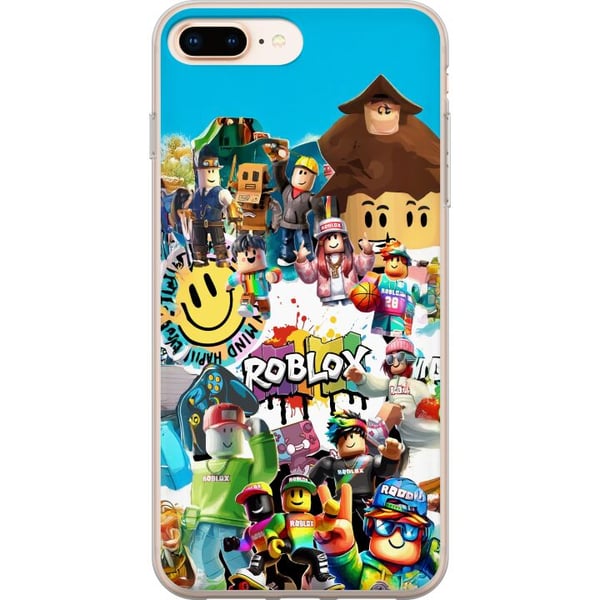 Yhteensopiva Puhelinkuori Apple iPhone 8 Plus Roblox Party värikäs kuvitus, jossa on pelihahmoja ja pelienergiaa kaikille faneille Yhteensopiva Puhelinkuori Apple iPhone 8 Plus Roblox Party värikäs kuvitus, jossa on pelihahmoja ja pelienergiaa kaikille faneille