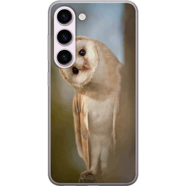 Kompatibel Mobilcover til Samsung Galaxy S23 Uggla Nyfiken Blick Fågelmotiv Skog Natur Grafiskt Design Kompatibel Mobilcover til Samsung Galaxy S23 Uggla Nyfiken Blick Fågelmotiv Skog Natur Grafiskt Design