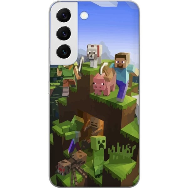 Kompatibelt Mobilskal till Samsung Galaxy S22 5G Minecraft