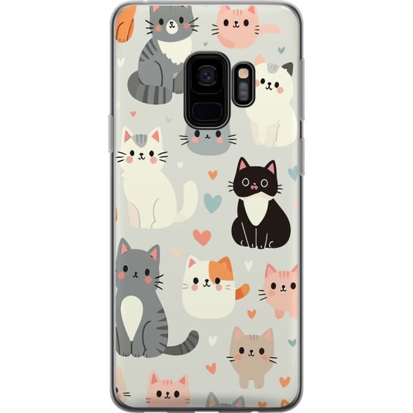 Kompatibelt Mobilskal till Samsung Galaxy S9 Katter Kompatibelt Mobilskal till Samsung Galaxy S9 Katter