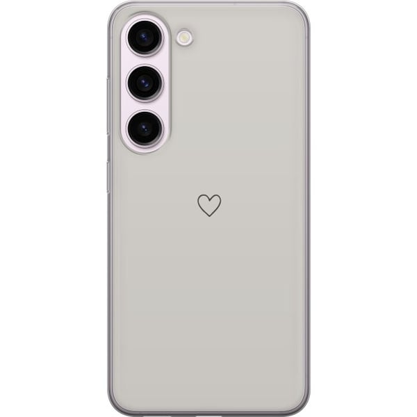 Kompatibel Mobilcover til Samsung Galaxy S23 Lille Hjerte