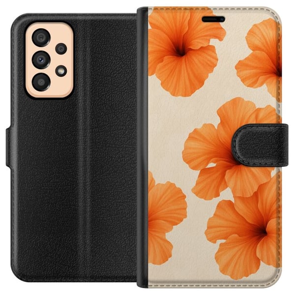 Yhteensopiva Lompakkokotelo Samsung Galaxy A33 5G Papaya Punch