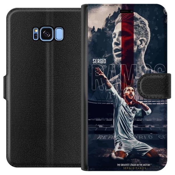 Kompatibelt Plånboksfodral till Samsung Galaxy S8 Ramos Fotboll Legend Motiv Spelare Real Madrid Spanien Back Ikoniskt Namn Fotbollsstjärna Sport Kompatibelt Plånboksfodral till Samsung Galaxy S8 Ramos Fotboll Legend Motiv Spelare Real Madrid Spanien Back Ikoniskt Namn Fotbollsstjärna Sport
