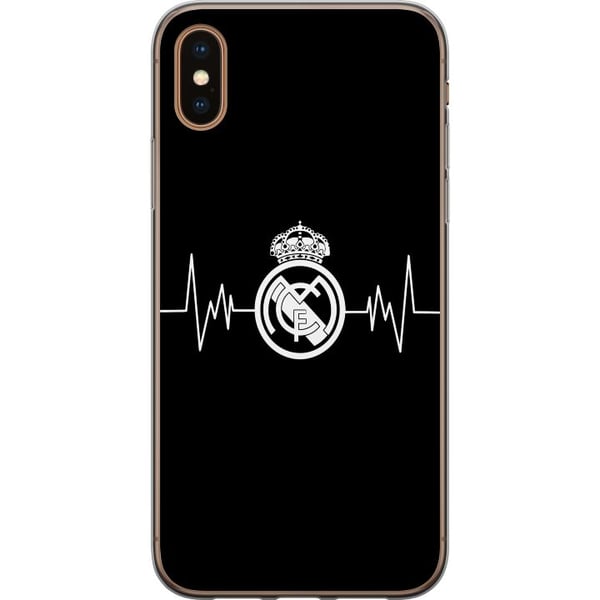 Kompatibelt Mobilskal till Apple iPhone XS Real Madrid CF Kompatibelt Mobilskal till Apple iPhone XS Real Madrid CF