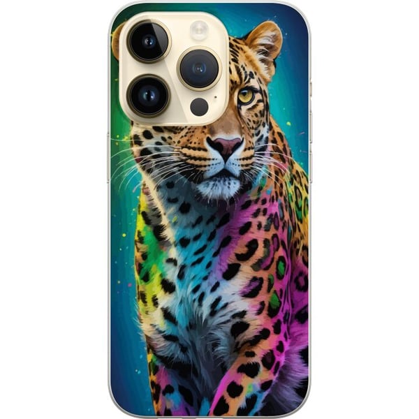 Kompatibelt Mobilskal till Apple iPhone 14 Pro Leopard