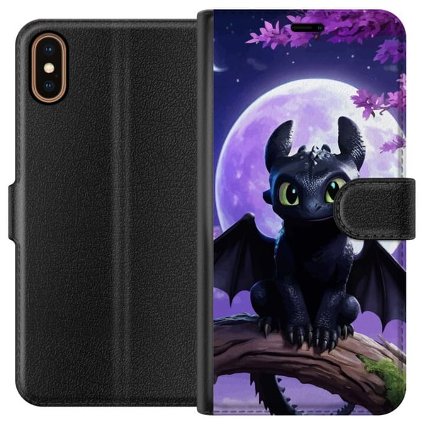 Kompatibelt Plånboksfodral till Apple iPhone X Draktränaren How to Train Your Dragon