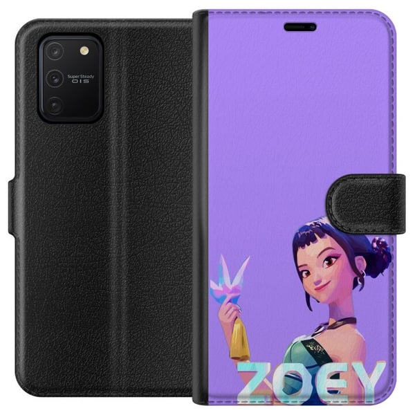 Kompatibelt Lommeboketui til Samsung Galaxy S10 Lite Kpop Demonjegere Zoey Krystallvåpen Mystisk glød Idolestetikk Kompatibelt Lommeboketui til Samsung Galaxy S10 Lite Kpop Demonjegere Zoey Krystallvåpen Mystisk glød Idolestetikk