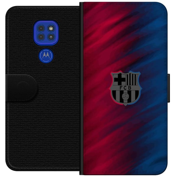 Kompatibel Tegnebogsetui til Motorola Moto G9 Play FC Barcelona