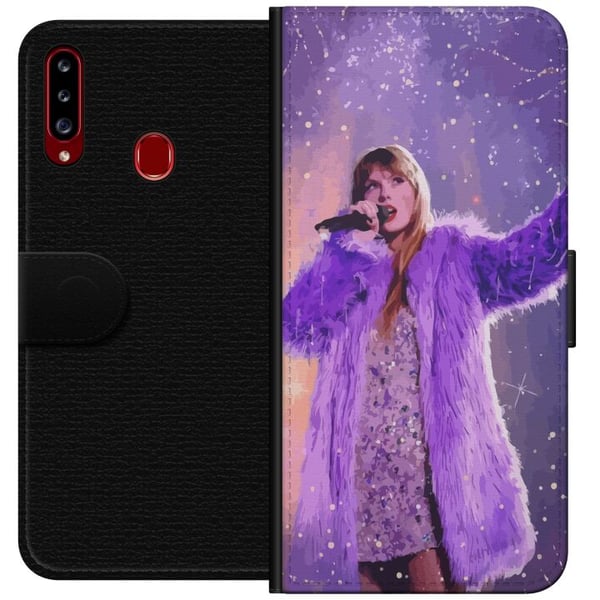 Kompatibelt Plånboksfodral till Samsung Galaxy A20s Taylor Swift
