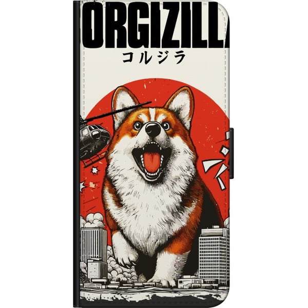 Kompatibelt Lommeboketui til Samsung Galaxy A03s Corgizilla