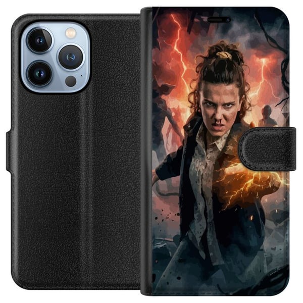 Yhteensopiva Lompakkokotelo Apple iPhone 13 Pro Fantasiamuotokuva nuoresta naisesta, jolla on salamaenergiaa, tumma tausta, dramaattinen toiminnallin Yhteensopiva Lompakkokotelo Apple iPhone 13 Pro Fantasiamuotokuva nuoresta naisesta, jolla on salamaenergiaa, tumma tausta, dramaattinen toiminnallin
