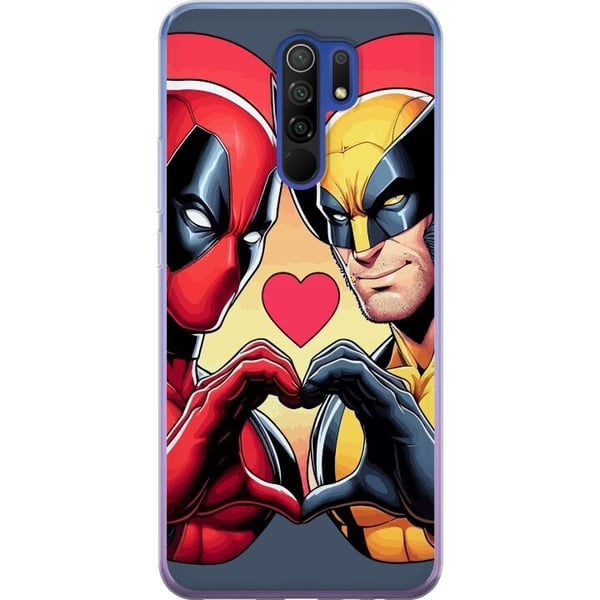 Kompatibelt Mobilskal till Xiaomi Redmi 9 Alla hjärtans dag Wolverine