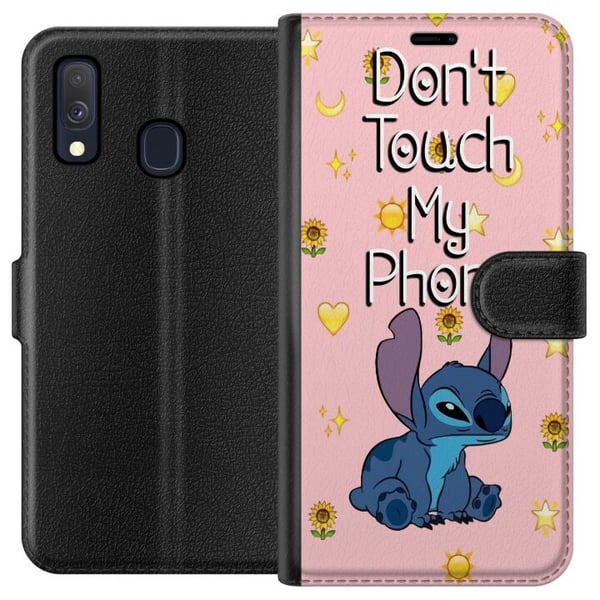 Kompatibel Tegnebogsetui til Samsung Galaxy A40 Syning virker ikke