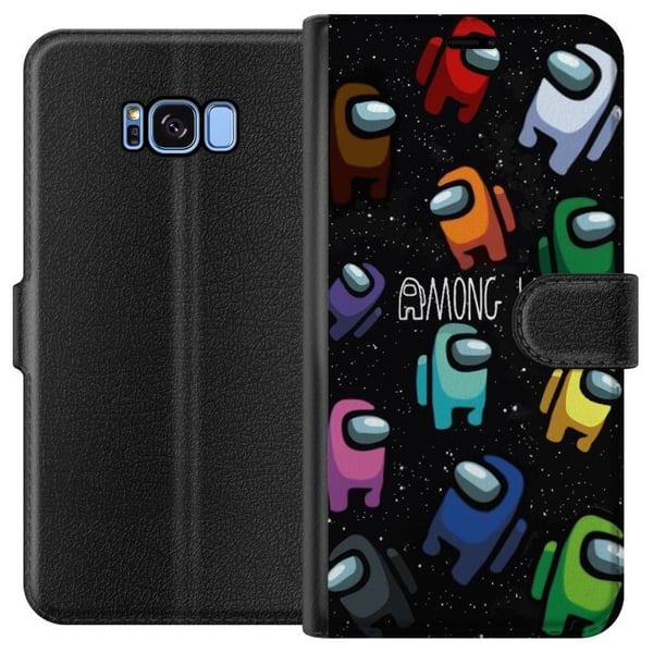 Kompatibelt Plånboksfodral till Samsung Galaxy S8 Among Us Kompatibelt Plånboksfodral till Samsung Galaxy S8 Among Us