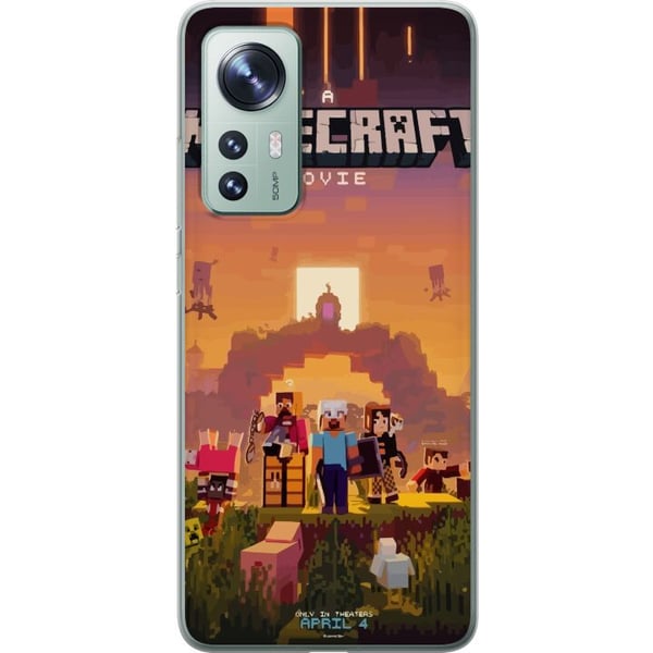 Yhteensopiva Puhelinkuori Xiaomi 12 Minecraft Pixel Lohkon Rakennuspeli