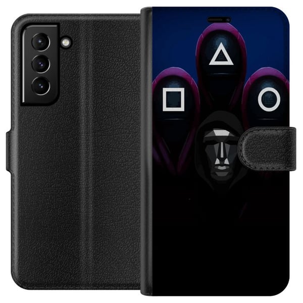 Kompatibelt Lommeboketui til Samsung Galaxy S21+ 5G Squid Game Säsong 3 Nya Ikoner Populär Serie TV Motiv Kompatibelt Lommeboketui til Samsung Galaxy S21+ 5G Squid Game Säsong 3 Nya Ikoner Populär Serie TV Motiv