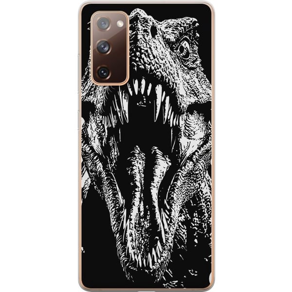 Kompatibelt Mobildeksel til Samsung Galaxy S20 FE T-Rex brøl dinosaur episk svart-hvitt forhistorisk beist voldsomt brøl monster kunst illustrasjon p Kompatibelt Mobildeksel til Samsung Galaxy S20 FE T-Rex brøl dinosaur episk svart-hvitt forhistorisk beist voldsomt brøl monster kunst illustrasjon p