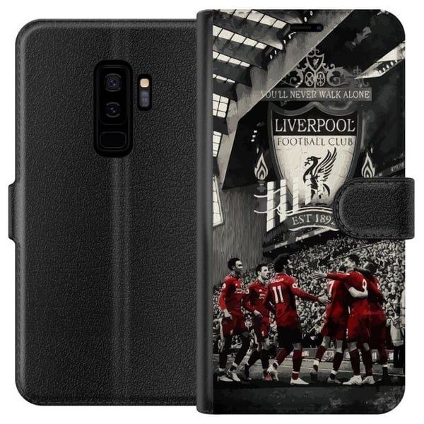 Kompatibelt Plånboksfodral till Samsung Galaxy S9+ Liverpool Kompatibelt Plånboksfodral till Samsung Galaxy S9+ Liverpool