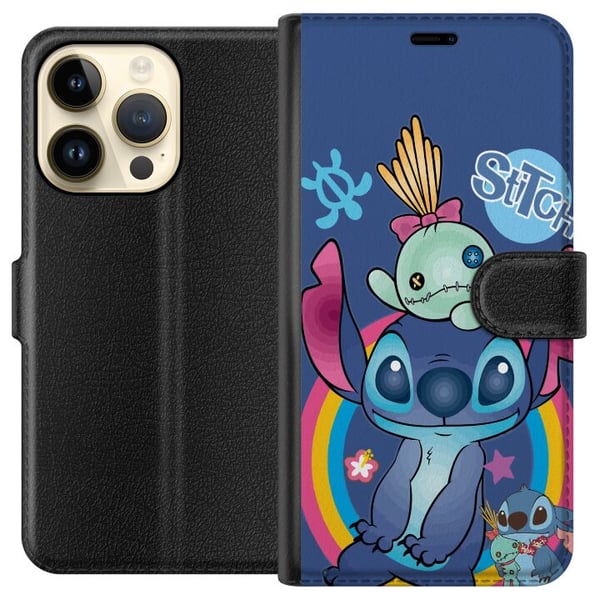 Yhteensopiva Lompakkokotelo Apple iPhone 14 Pro Stitch ja ystävä