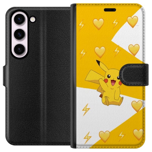 Kompatibel Tegnebogsetui til Samsung Galaxy S23 Pikachu Pokémon Gaming Figur Spelmotiv Populär Ikon Kompatibel Tegnebogsetui til Samsung Galaxy S23 Pikachu Pokémon Gaming Figur Spelmotiv Populär Ikon