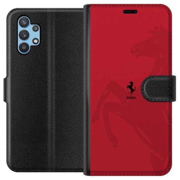 Kompatibelt Plånboksfodral till Samsung Galaxy A32 5G Ferrari Kompatibelt Plånboksfodral till Samsung Galaxy A32 5G Ferrari