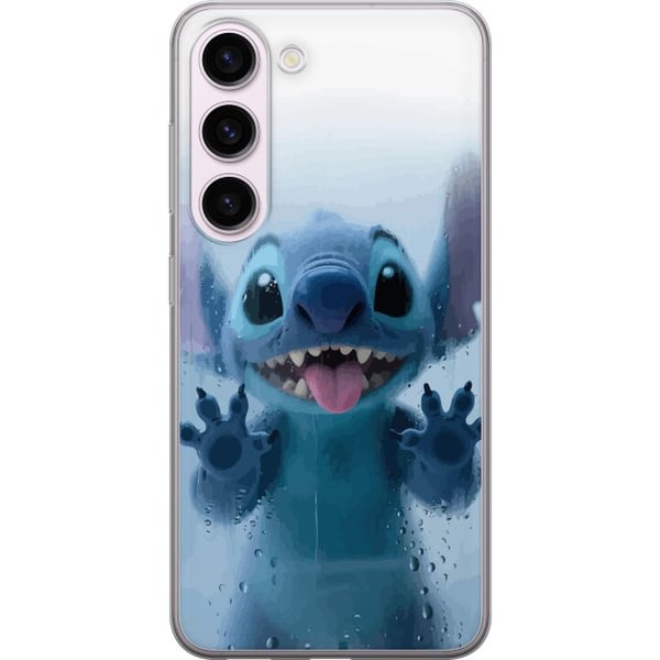 Kompatibel Mobilcover til Samsung Galaxy S23 Stitch ved et vindue i sød stil Kompatibel Mobilcover til Samsung Galaxy S23 Stitch ved et vindue i sød stil