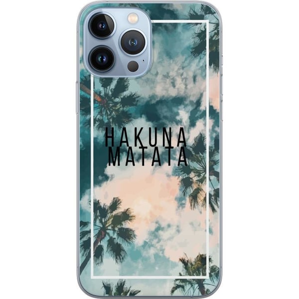 Kompatibel Mobilcover til Apple iPhone 13 Pro Max Hakuna Matata