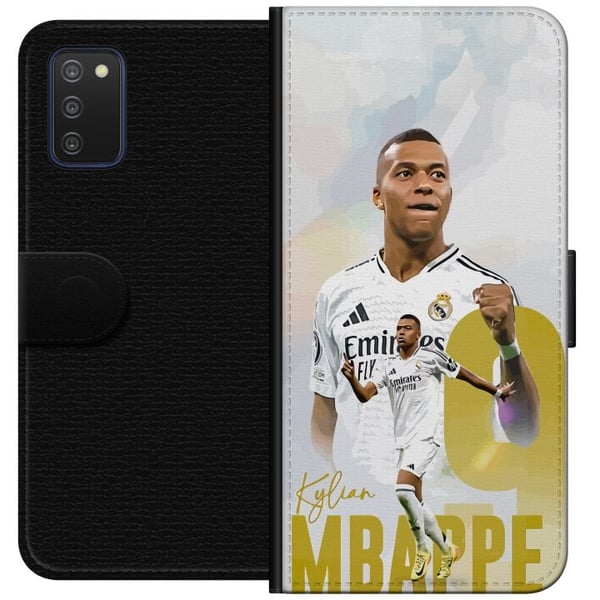 Kompatibelt Lommeboketui til Samsung Galaxy A03s Kylian Mbappé Real Madrid Frankrike La Ligas ledende målscorer rask angrepsspiller med eksplosivitet