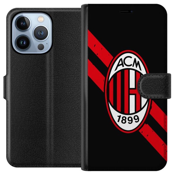 Yhteensopiva Lompakkokotelo Apple iPhone 13 Pro AC Milan
