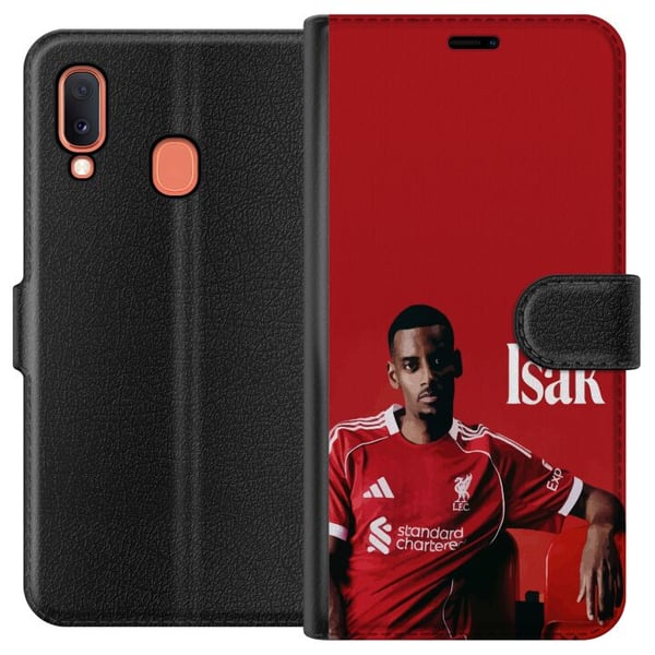 Kompatibelt Lommeboketui til Samsung Galaxy A20e Alexander Isak fotballplakat Liverpool-drakt Sveriges landslag spiss Premier League angrepsspiller d Kompatibelt Lommeboketui til Samsung Galaxy A20e Alexander Isak fotballplakat Liverpool-drakt Sveriges landslag spiss Premier League angrepsspiller d