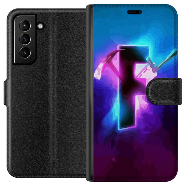 Kompatibelt Lommeboketui til Samsung Galaxy S21+ 5G Fortnite Kompatibelt Lommeboketui til Samsung Galaxy S21+ 5G Fortnite