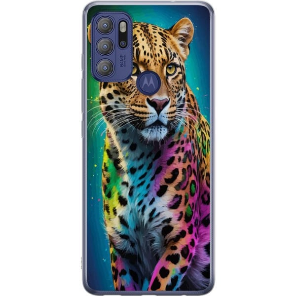 Kompatibel Mobilcover til Motorola Moto G60S Leopard