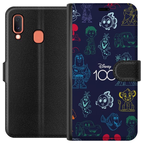 Kompatibelt Lommeboketui til Samsung Galaxy A20e Disney 100 Kompatibelt Lommeboketui til Samsung Galaxy A20e Disney 100