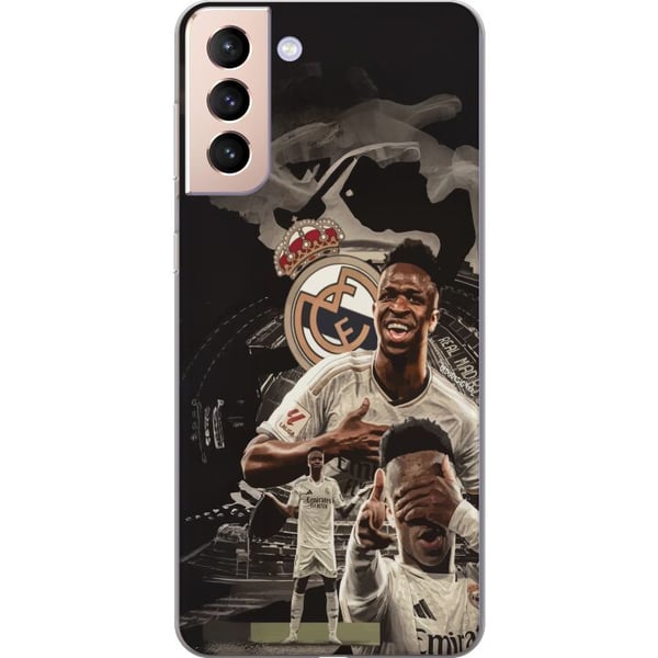 Kompatibel Mobilcover til Samsung Galaxy S21 Vinicius Junior Real Madrid Brasilien eksplosiv tekniker, der skaber målchancer og driver spillet fremad
