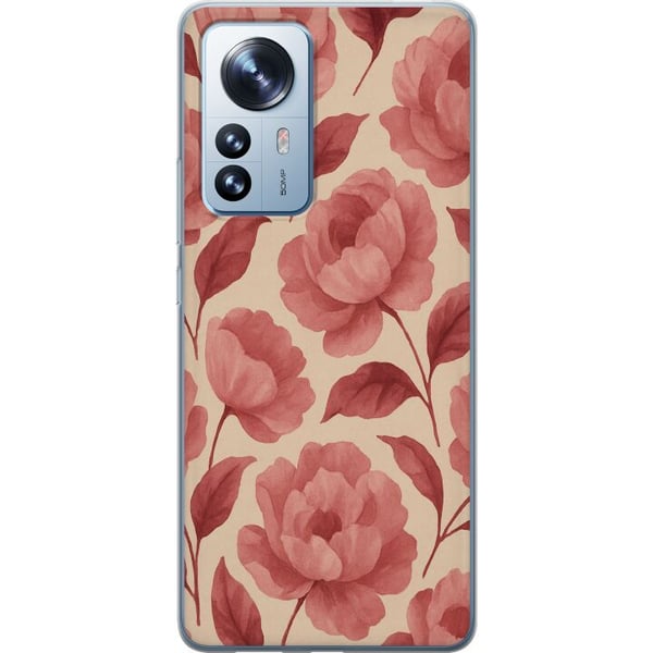 Kompatibel Mobilcover til Xiaomi 12 Pro Roseblomst