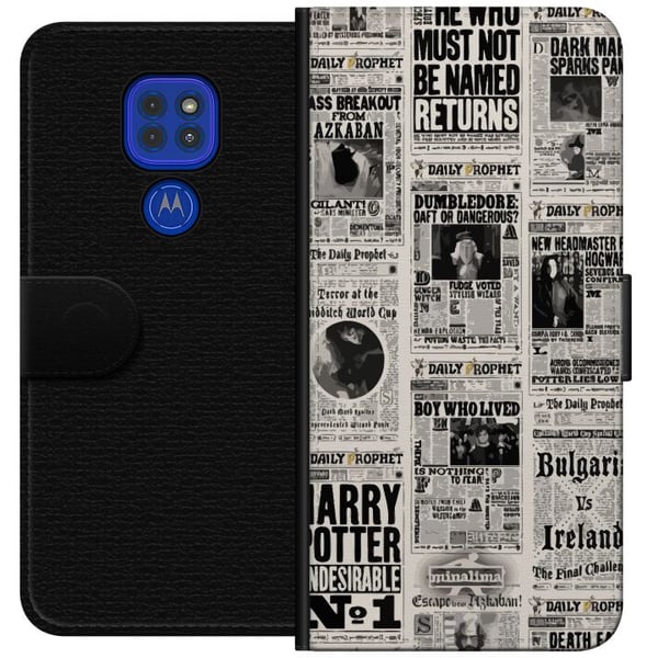 Kompatibel Tegnebogsetui til Motorola Moto G9 Play Harry Potter Magasin