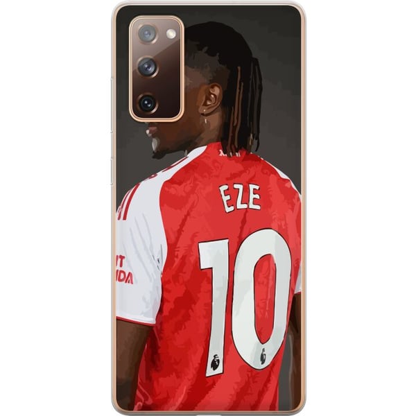 Kompatibelt Mobildeksel til Samsung Galaxy S20 FE Eberechi Eze-design – fotballmotiv nummer 10 i Arsenal-drakt, poster