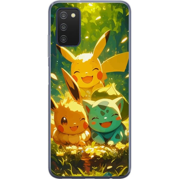 Kompatibel Mobilcover til Samsung Galaxy A03s Pixelmonster spillestil - farverig design til retro-elskende gamere